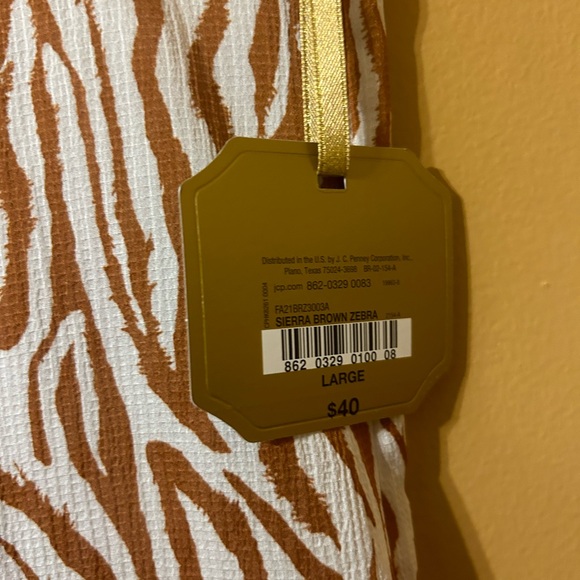 Sierra Brown Zebra print blouse - Picture 4 of 5